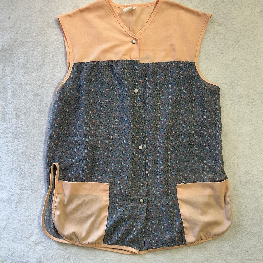 Vintage Shirt 1960s Cobbler Smock Apron